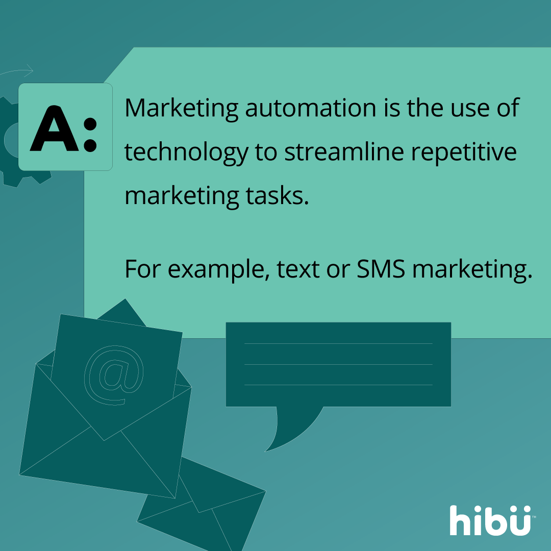 hibuUS's tweet photo. #FridayFAQ: What is marketing automation? 

For local businesses, time is everything. Marketing automation takes routine tasks off your plate, keeps your customer communication on track, and helps you focus on what matters most — running your business. https://t.co/eyl1LoIi2k https://t.co/aefN2qbs3C