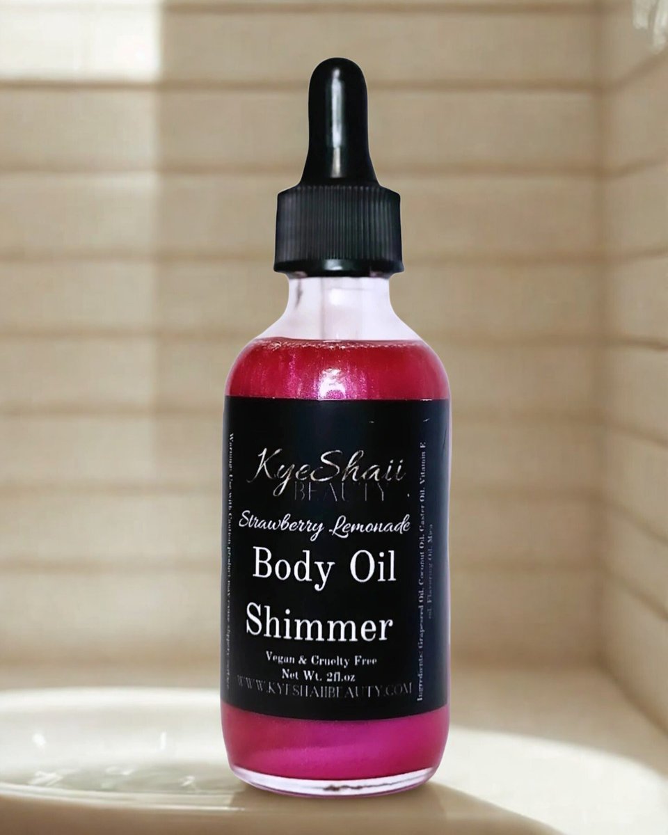 Want glistening radient skin?

 Try our Strawberry Lemonade 🍓 🍋 Body Oil Shimmer

Shop Yours Today 

✨️ Now At✨️
KyeShaiiBeauty.com 

__________________________________
#selfcare #skincareroutine #radientskin 
#skincareproducts #selfie #atlbeauty #inspirationalquotes