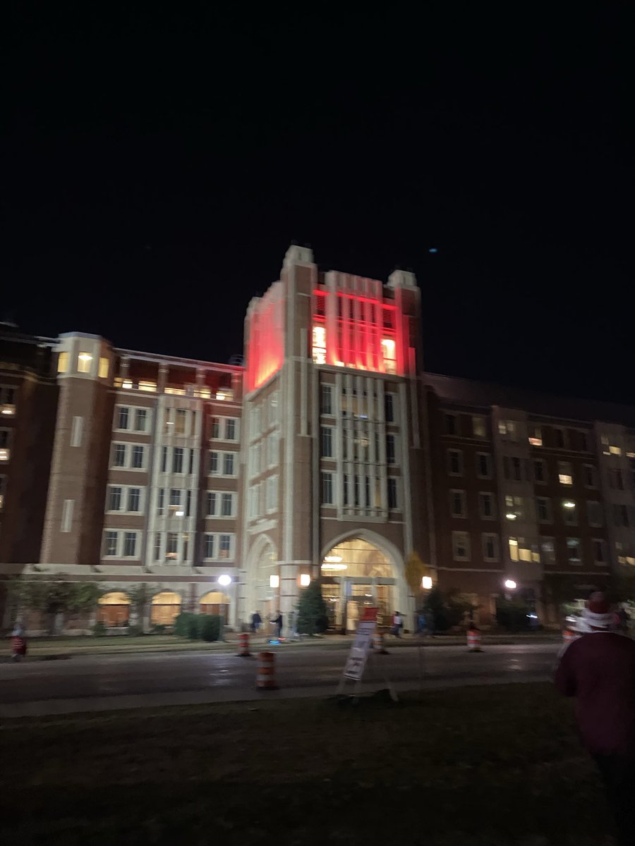 Last game in Norman was a celebration! Watching 📺 this time but same goals! Let’s go! #WinOrGoHome #CFBPlayoff #BoomerSooner