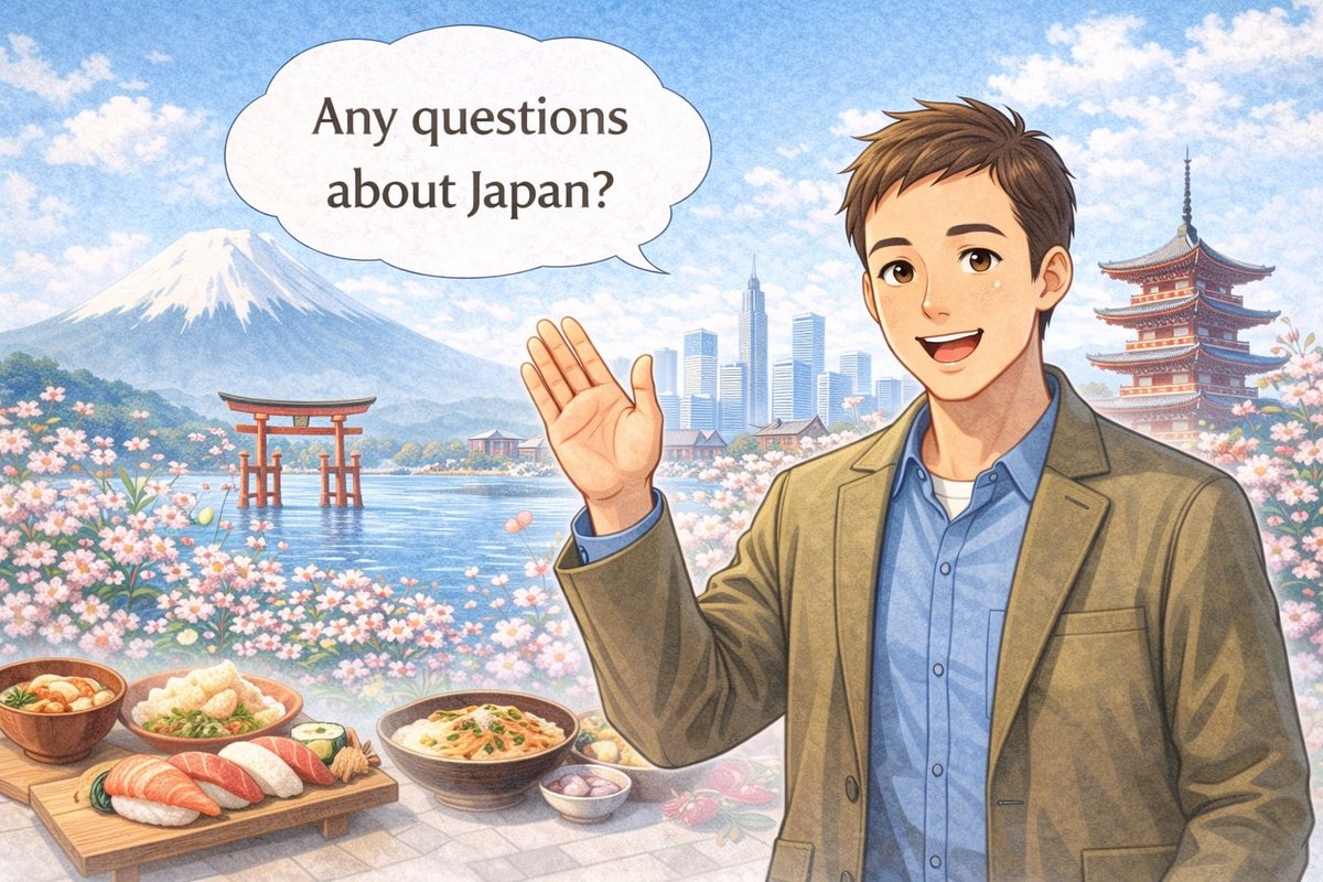 orcasnd's tweet photo. Welcome to Japan 😀
Have questions about food, manners, or daily life here?
Feel free to ask — happy to help!
#JapanTravel
#JapanTips
#AskJapan https://t.co/O6zT8RO5F0