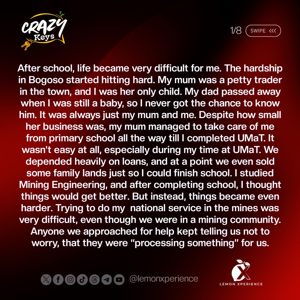 lemonxperience's tweet photo. Sometimes the universe breaks you first…Then surprises you. I didn’t know that one bus ride would rewrite my entire life.
Please read this slowly.🙂↔️
#lemonx #crazykeys #crazykeysonlemonx #jodelandhubstory https://t.co/VRow4VaJt5