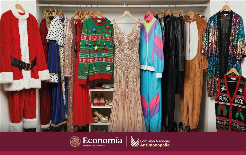 Elegir qué ponerte en estas fiestas es comparar colores, estilos y marcas. Eso solo pasa cuando hay varias opciones compitiendo. En <a href="/AntimonopolioMX/">Comisión Nacional Antimonopolio</a> vigilamos que nadie haga trampa ni te condicione. Cuéntanos: ¿compraste ropa para estrenar y pudiste elegir entre varias opciones?
