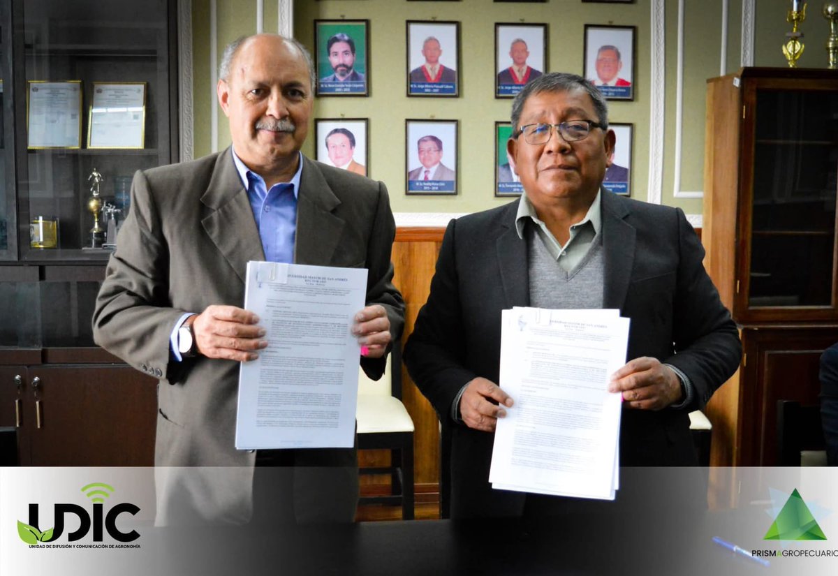 #Dimitra $DMTR On December 16th, an agreement was signed with the Faculty of Agronomy and the Rectorate of the Universidad Mayor de San Andres to carry out research work in support of coffee and cocoa producers.