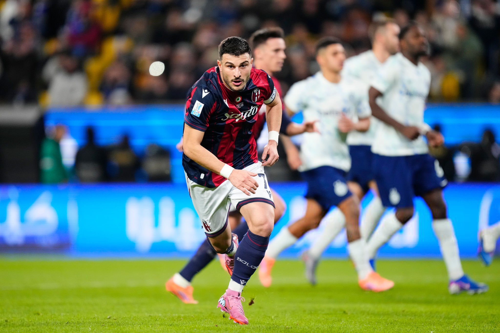 نهاية الشوط الأول. بولونيا 1 1 إنتر ميلان #بولونيا_إنتر_ميلان 