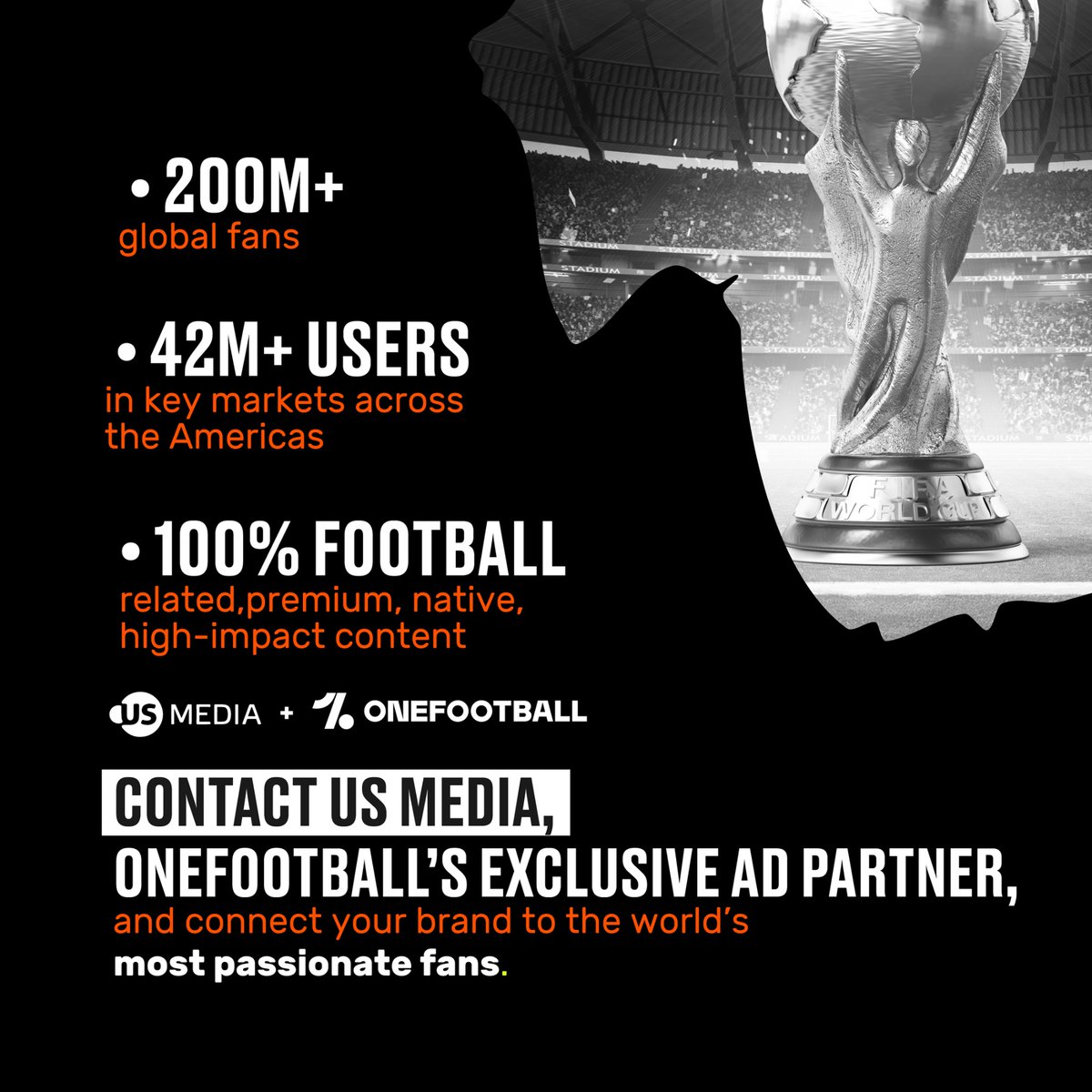 Less than 200 days until the FIFA World Cup 🏆

The groups are set and fan attention is already shifting.

<a href="/OneFootball/">OneFootball</a> , our exclusive ad partner, is the key platform as brands plan for 2026.

Contact us and connect your brand with the world’s most passionate fans!❤️‍🔥