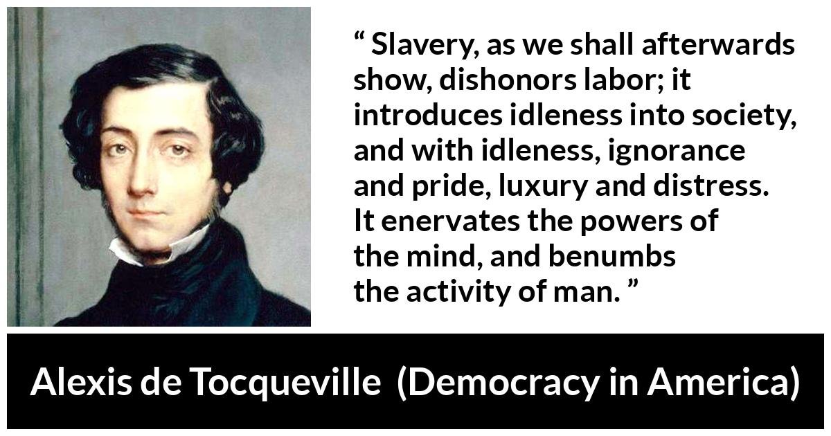 <a href="/TeamTalaricoHQ/">Team Talarico</a> <a href="/jamestalarico/">James Talarico</a> The irony is that de Tocqueville was an opponent of slavery in both the US and French colonial possessions.

If Republicans realized this, they would probably censor him, too. Fortunately, they are no longer a literate party.