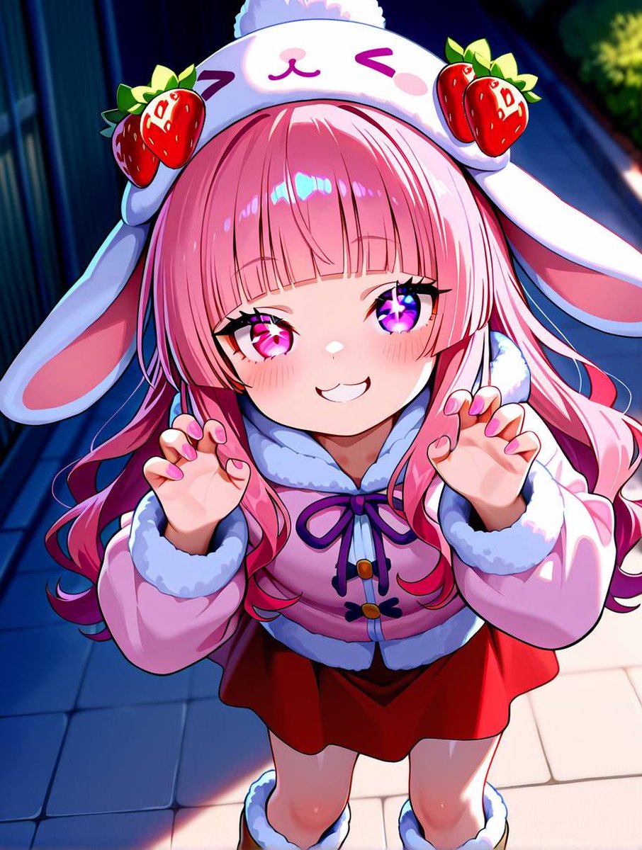 ちゃん様へ♥8月一周目 おはむめ🐰🍓 (休日出勤のためTwitterはお休みします) ＿人人人人人人