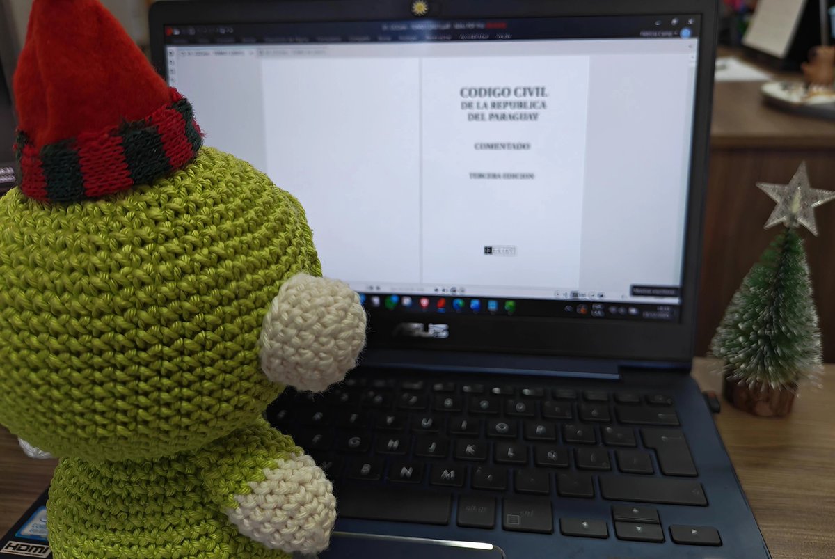 📸 ¡Se filtraron imágenes del equipo editorial en plena revisión del Código Civil comentado!

Confirmamos:
✔️ concentración
✔️ criterio
✔️ compromiso
✔️ y algo de espíritu navideño 🎄

Preventa exclusiva · Cupos limitados