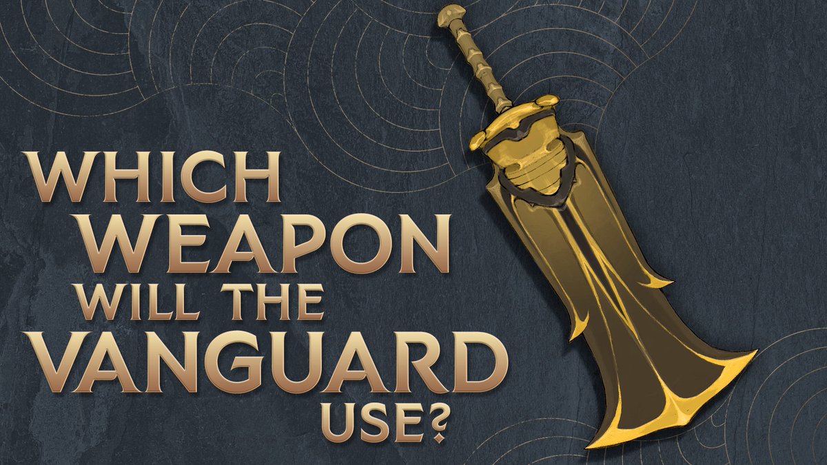 sunderfolk's tweet image. Watch out for that swing 💥

The Vanguard will wield a tremendous greatsword that is capable of slaying dragons! (Probably.) 

Stay tuned for more news on our upcoming new hero!