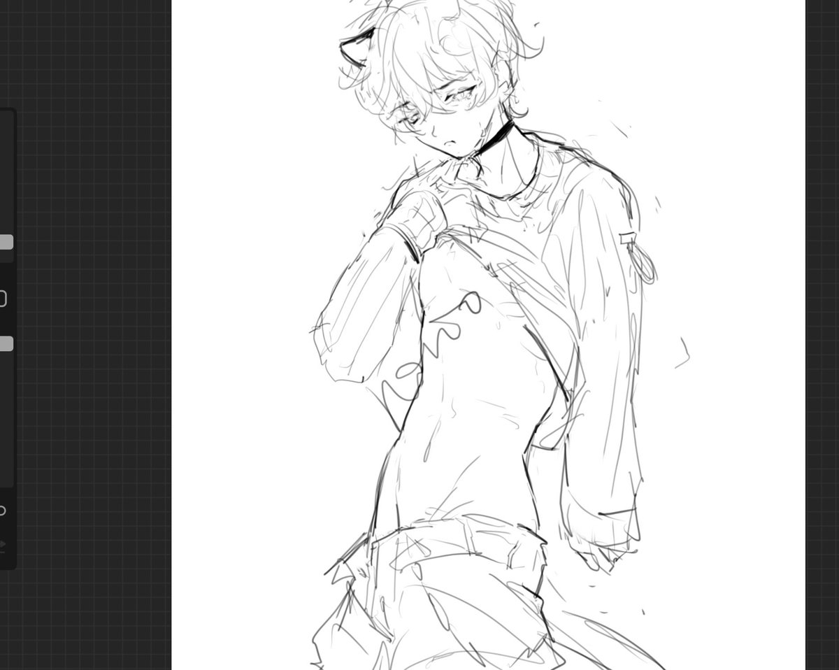 复健画点蛋黄酱……