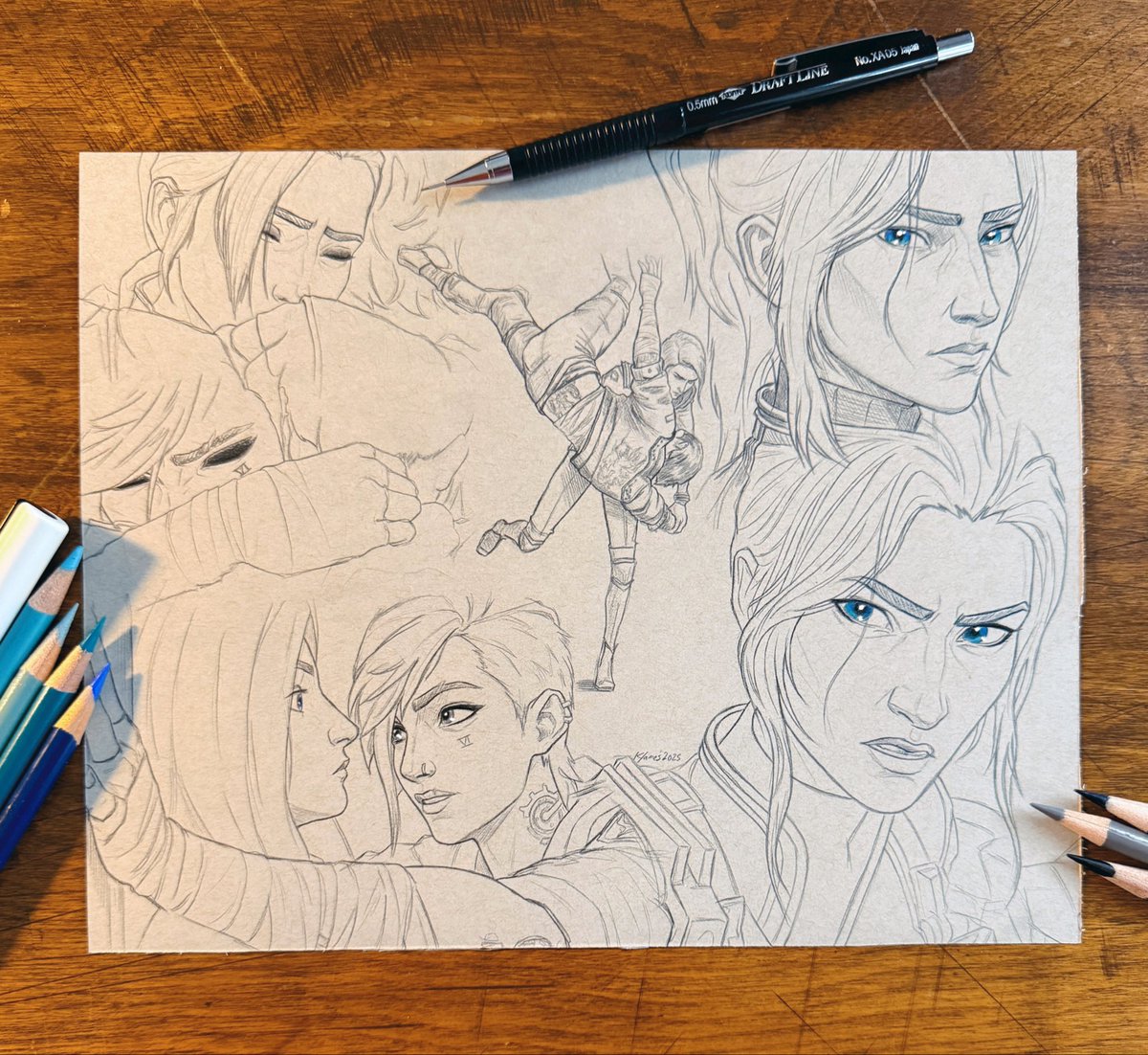 ✏️ Back to my scribbles 

#arcane #arcanefanart #caitvi #viarcane #vi #caitlynkiramman #caitlynarcane #caitlyn #violet #piltoversfinest #fanart #charactersketch