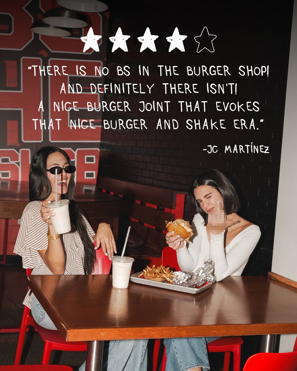 BUNSBurgerShop's tweet photo. Aquí no hay BS. Solo burgers que hablan por sí solos 🍔🔥 Thanks for the #BUNSLove | this is exactly why we do what we do 🫶 https://t.co/CziJ9cTwsm