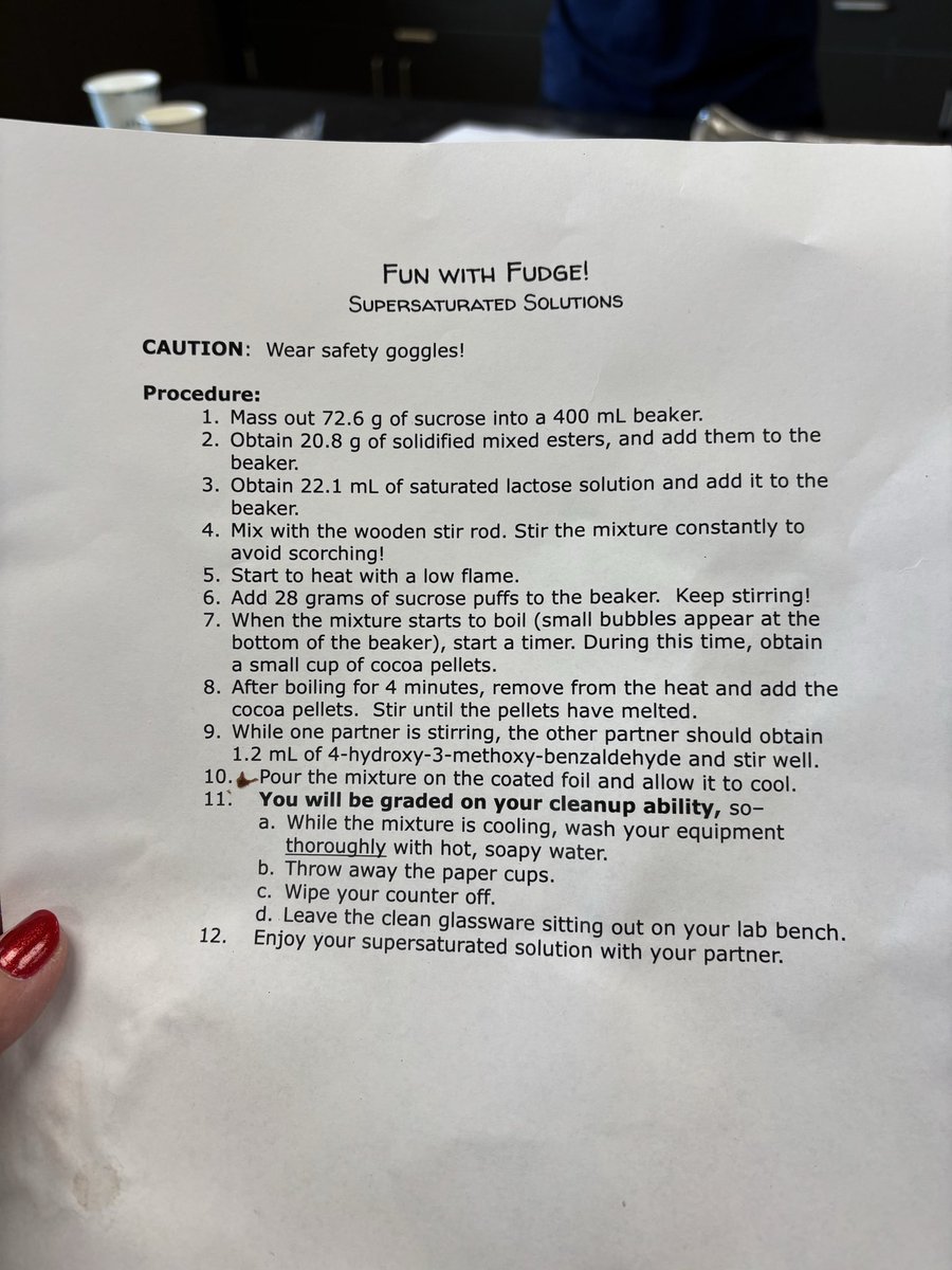WHAT'S GREAT TODAY? Some call it fudge; Chemistry teachers call it a "supersaturated solution"!  Owen Lerg keeps students engaged in learning until the final bell before Winter Break! 
<a href="/vhstigers/">Valley High School Athletics and Activities</a> 
<a href="/WDMCS/">West Des Moines Community Schools</a>