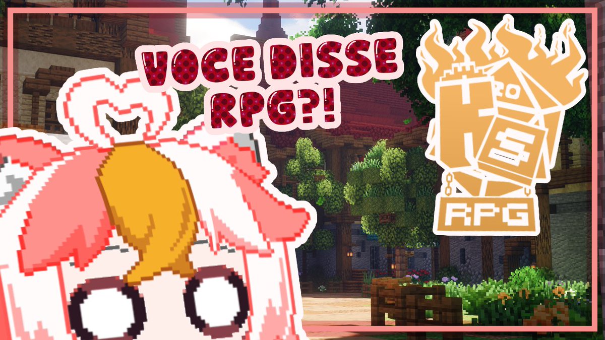 carnival_ten's tweet image. 『 LIVE ESPECIAL 』

A gataiada já sabe que eu sou jogadora de RPG a algum tempo, e eu já joguei muitos sistemas, presencial, pela internet... MAS AGORA PELO MINECRAFT? 
Tem uma primeira vez pra tudo né...

『 19hs 』『 Sala de espera nos Cometários 』