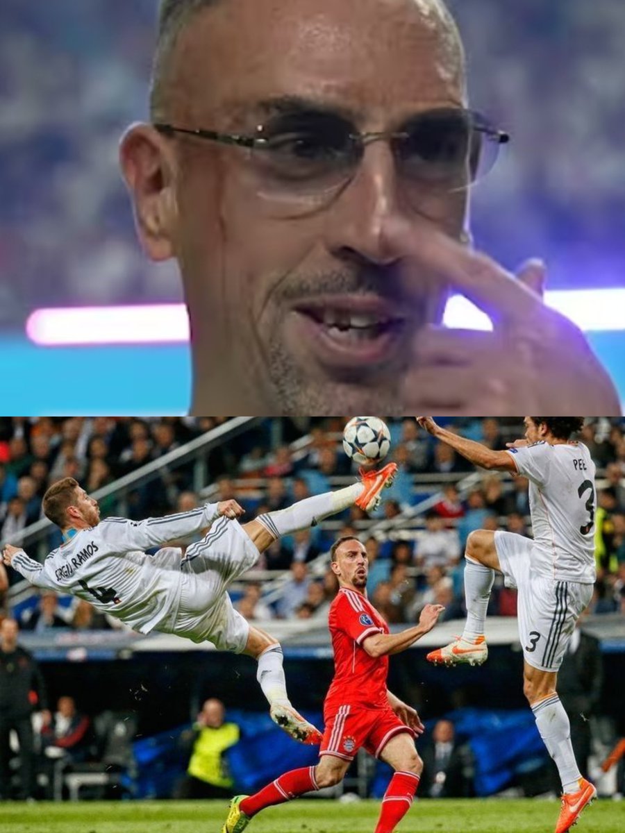 حادثة سيرخيو راموس وبيبي؟ 

🚨 فرانك ريبيري : صفعتُ كارفاخال بسبب خلاف على الكرة، وبعدها بدأ سيرجيو راموس وبيبي في مطاردتي بشكل عدواني. 

كانا يرمقانني بنظرات مفترسة وكأنهما يريدان افتراسي في كل مرة ألمس فيها الكرة.

في إحدى الكرات الهوائية، شعرتُ أن بيبي كان يستهدفني أنا لا