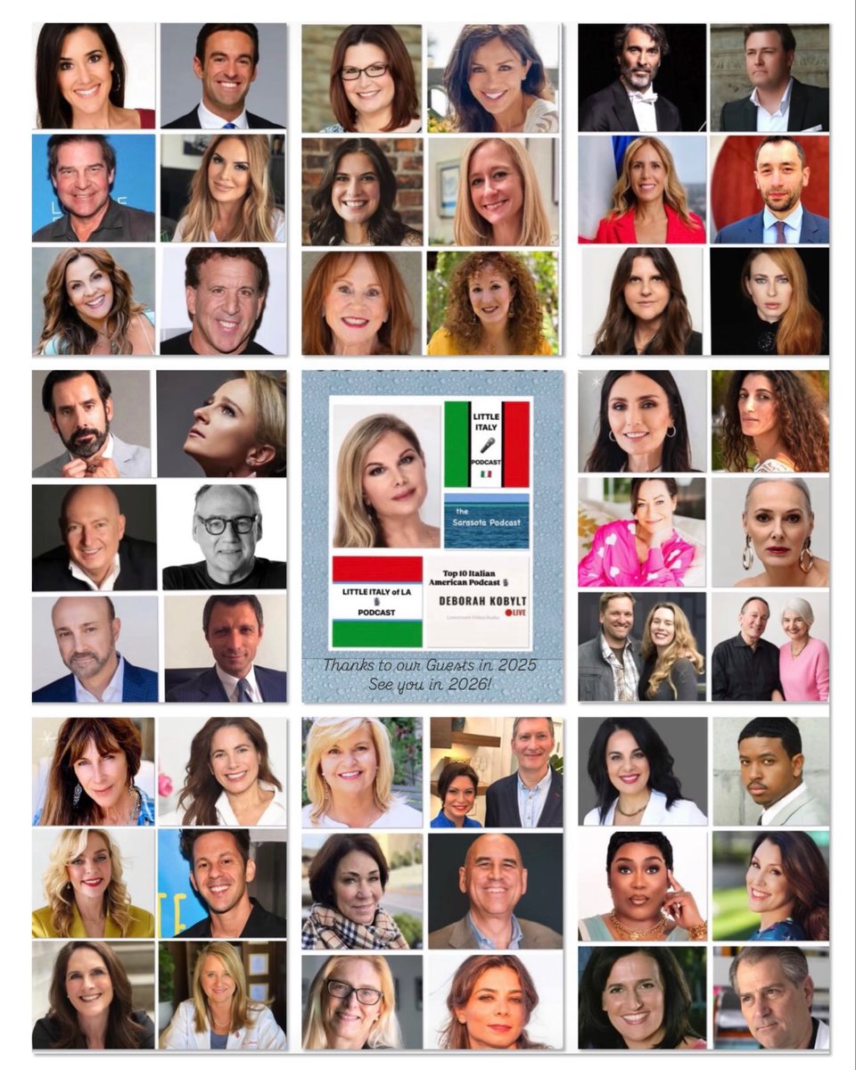 THANK YOU to our amazing guests who've trusted us to tell their stories throughout the year. 
⁠
To my dedicated team, family, friends, colleagues, publicists, &amp; agents who help make our interviews happen, much appreciation. <a href="/DeborahKobylt/">Deborah Kobylt LIVE</a>