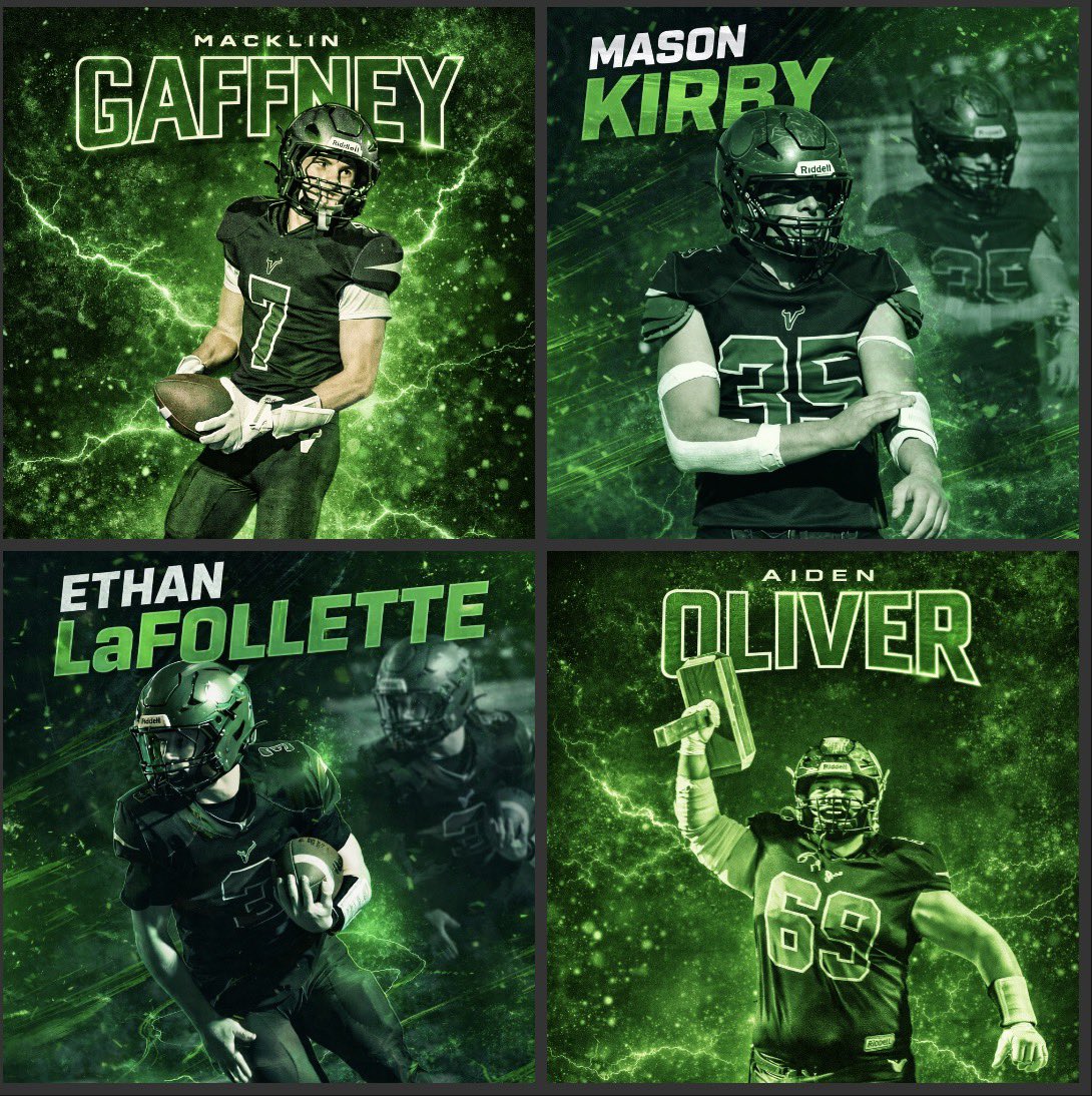 FBvikingstrong's tweet image. Congrats to the following @FBvikingstrong players for earning @VHSL_ 🏈 All-State recognition: 
- WR/DB: @GaffneyMac842 
- OL: @AidenOliverLVFB 
- RB: @ethanlaf3 
- LB: Mason Kirby