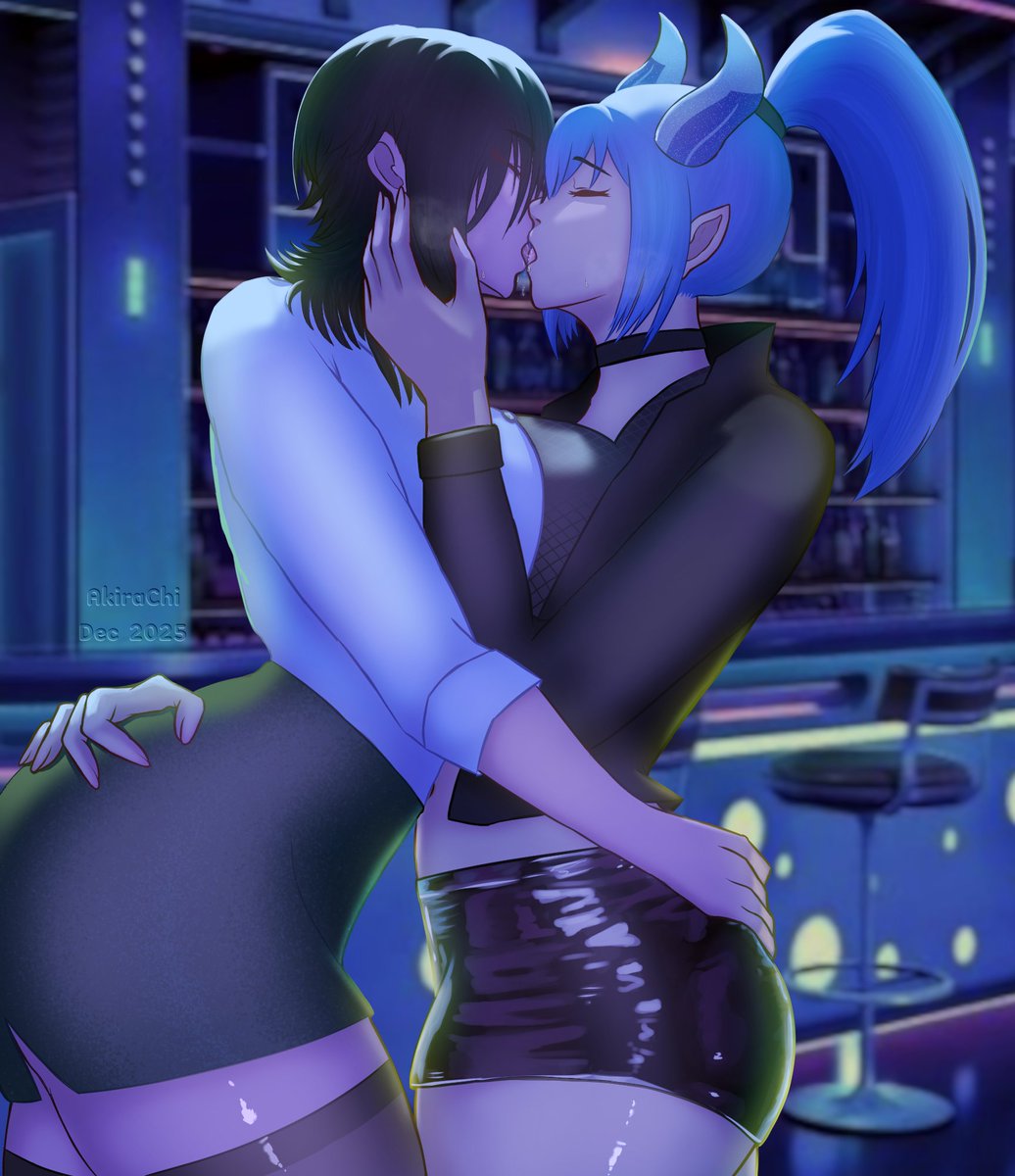 They met at a bar and are getting pretty heated against each other. O-o

genderbent comm ft. <a href="/LuckyGamerVt/">ENVtuber (Png) | LuckyGamerVt</a> &amp; <a href="/malcolmx115/">Malcy</a>