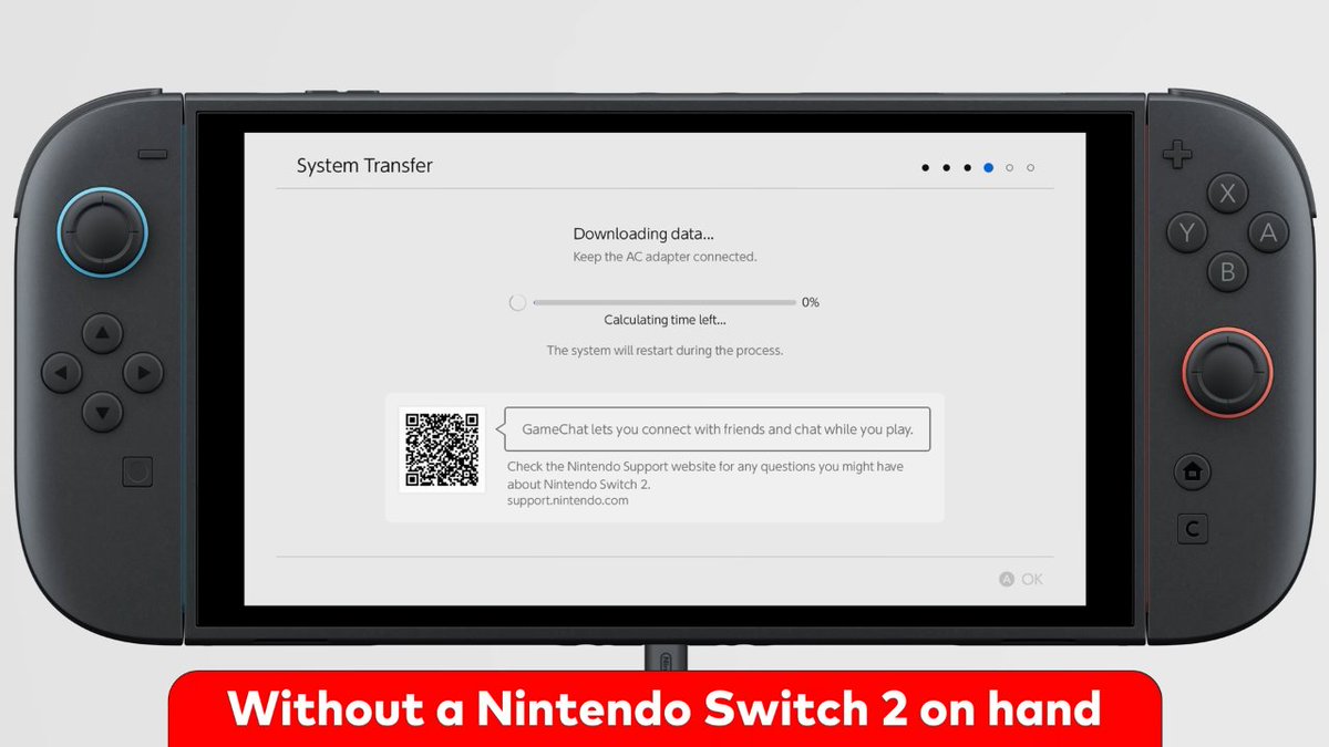 videogamedeals's tweet photo. Reminder: You might want to set up the new system for your kids while they sleep. Servers might be busy & slow on Christmas Day. Your kid might like setting things up though. 

Moving game files from a Switch to Switch 2 can take awhile depending on how much data is on there for example. 

Switch 2 System Transfer Video.  https://t.co/tz32MbUDDT

Update Install Option via a thumb drive if already wrapped. 
Series X/S https://t.co/TOjx4JANmi
PS5 https://t.co/SHY202z4uS