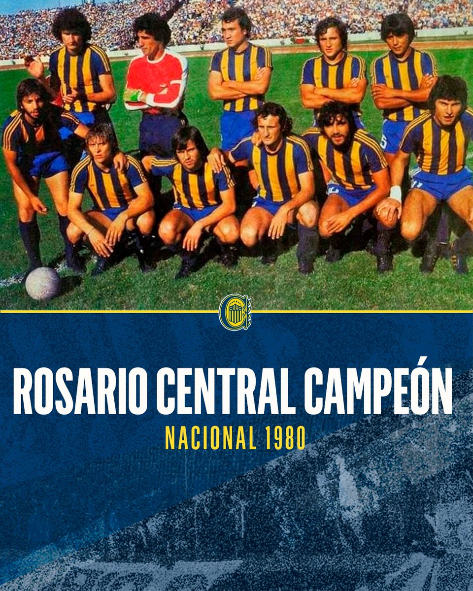 #RecuerdoCanalla | 🔙🇺🇦🏆 ¡Central campeón del Torneo Nacional 1980!

Hace exactamente 45 años, el Canalla se consagraba en el Chateau Carreras y conseguía su tercera estrella del profesionalismo.

 En la final de ida y vuelta, superó a Racing de Córdoba y previamente, en las