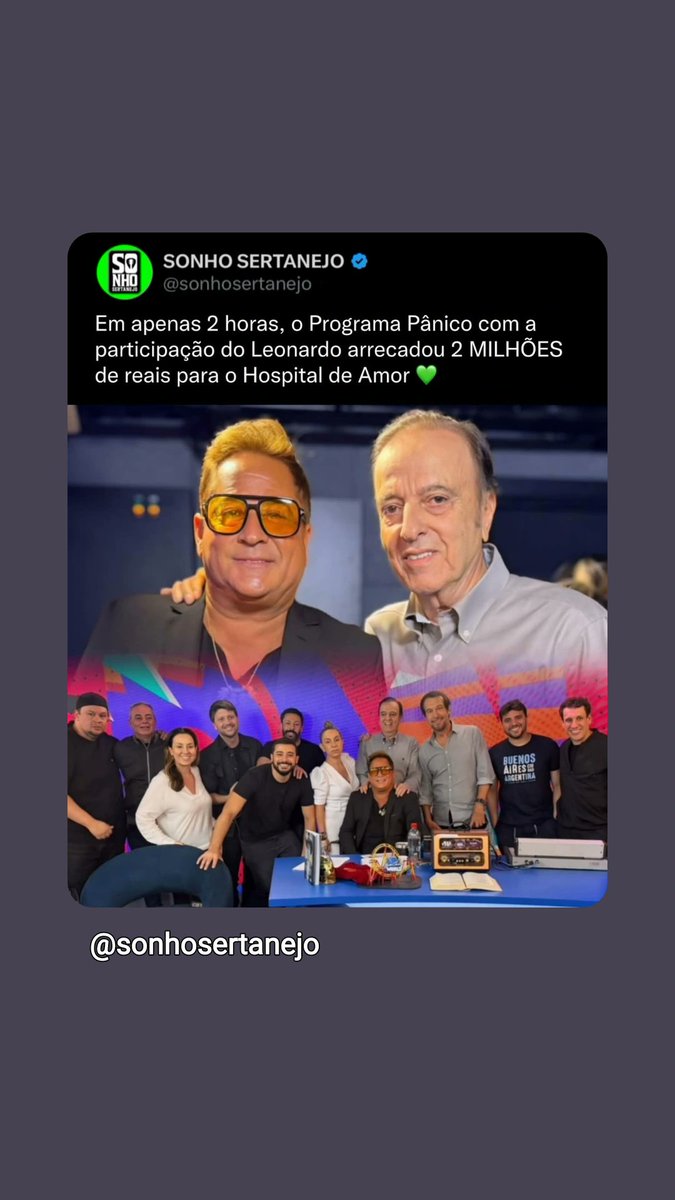 Chefcarolinavi1's tweet image. Conservadores fazendo o bem :