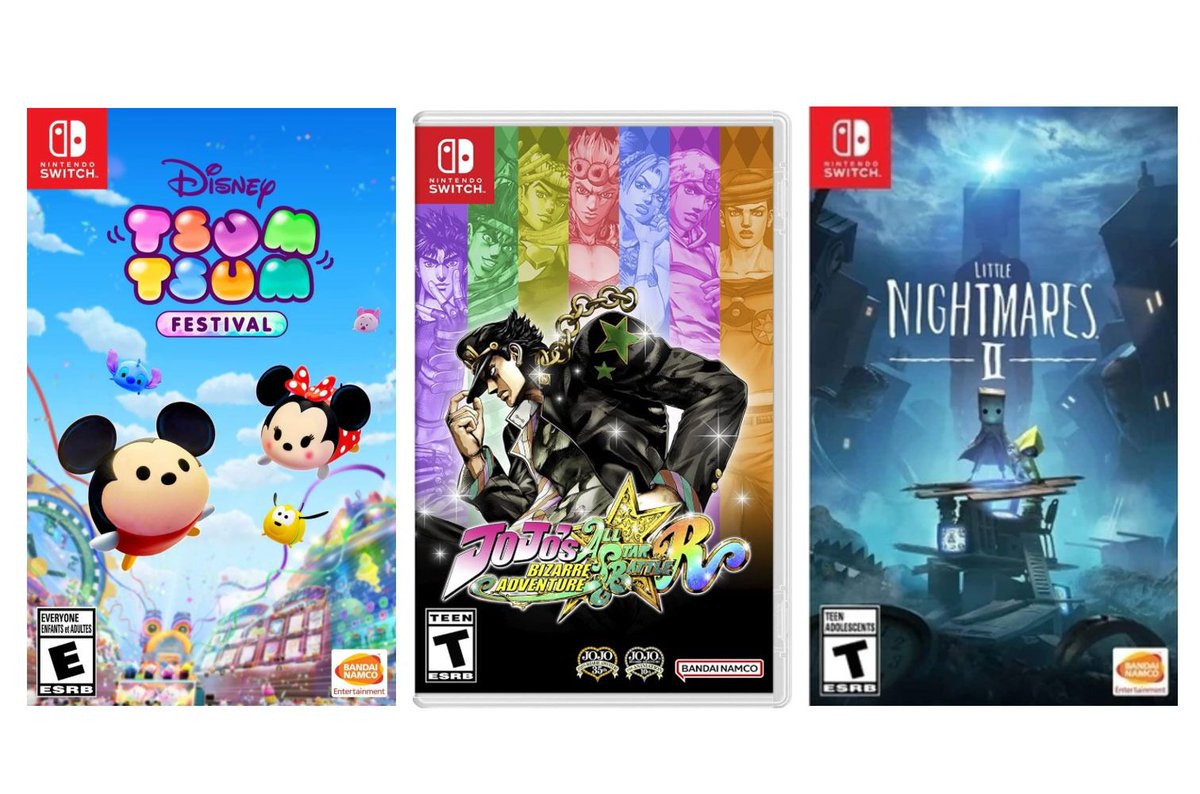 Bandai Namco Switch restock sale at VGP ($21.77 US Dollars each