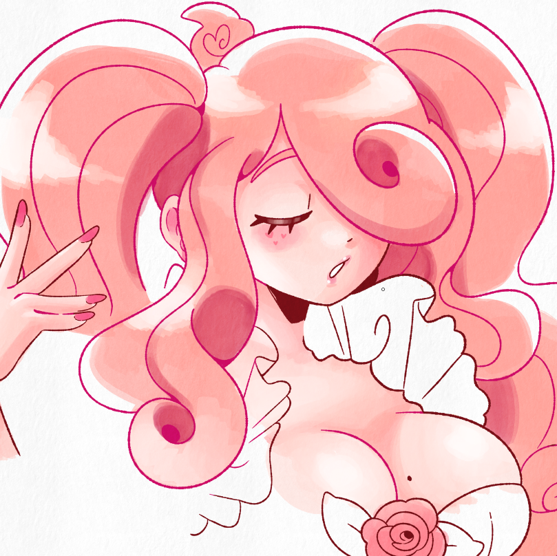 Spuukighost's tweet image. Another lil ghostie wip~! 🩷✨ I'm trying out a new colouring style and im having a lot of fun with it!