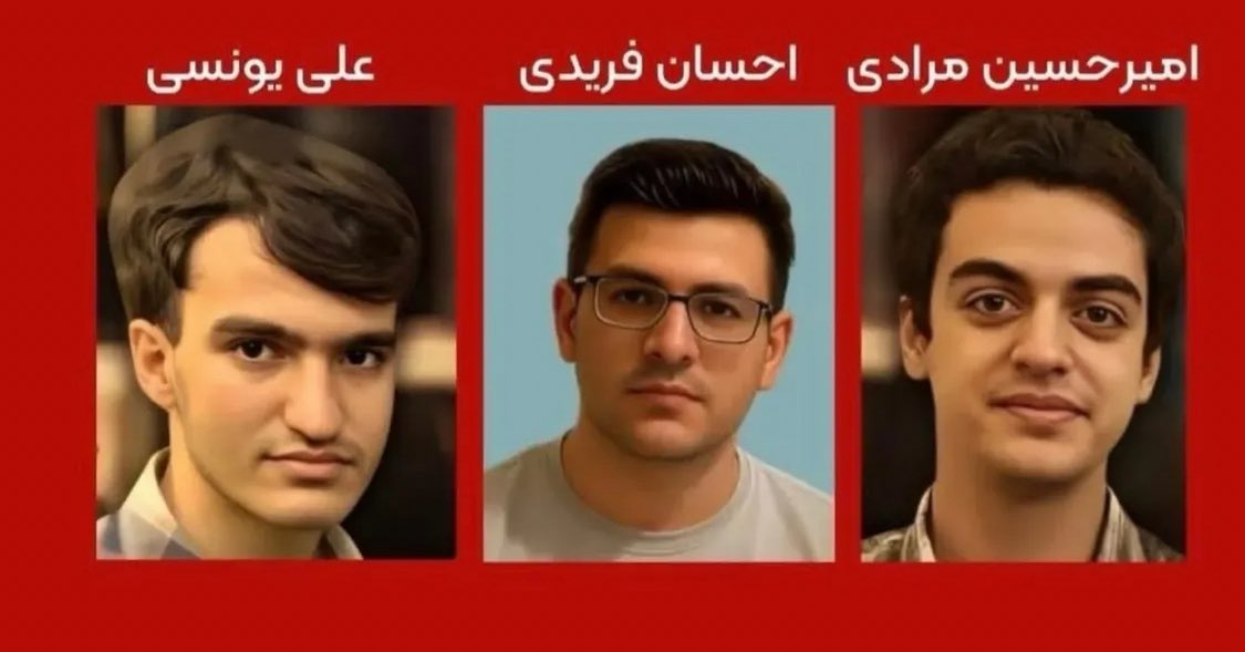 جای دانشجویان قهرمان
#امیر_حسین_مرادی
#احسان_فریدی
#علی_یونسی 
در زندان نیست ،،
#زندانی_سیاسی_آزاد_باید_گردد