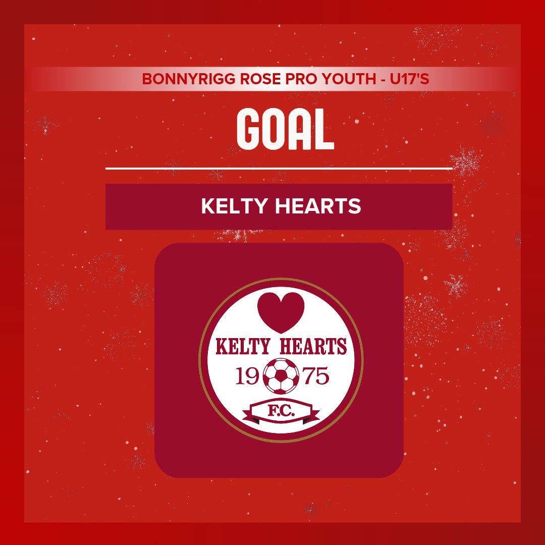 ⚽️ Goal ⚽️

Kelty open the scoring.

❤️ 1-0 🌹 // 25' // CAS League - 17's