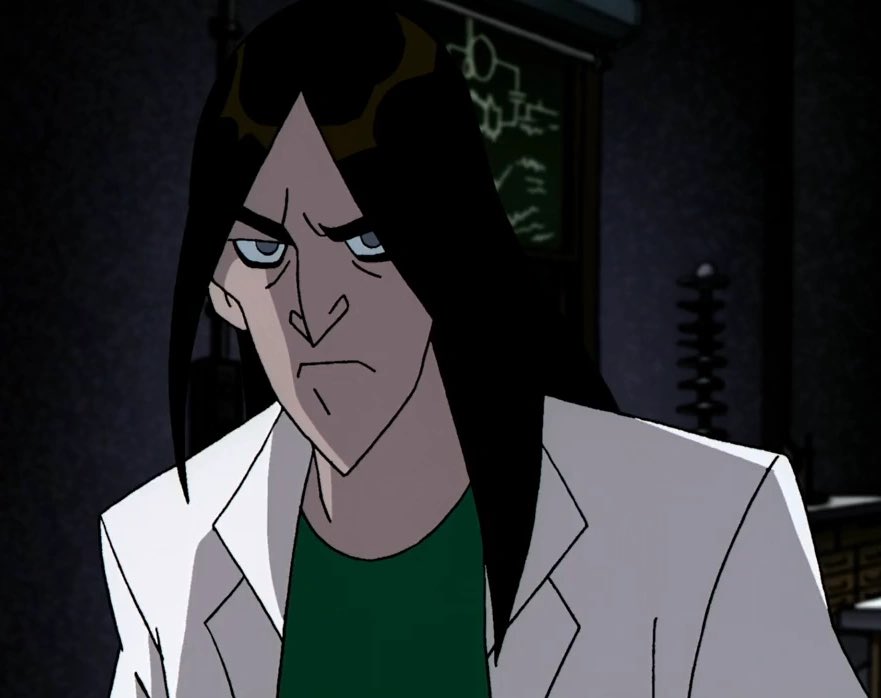 RandoCreator's tweet image. So I was watching Serum Lake’s video essay on 2004 Batman cartoon’s Riddler and seeing him before the costume and I was instantly reminded of human Pentious (Do we call him Pendleton?) now I wanna see you artists drawing Pentious cosplaying as 2004 Riddler.