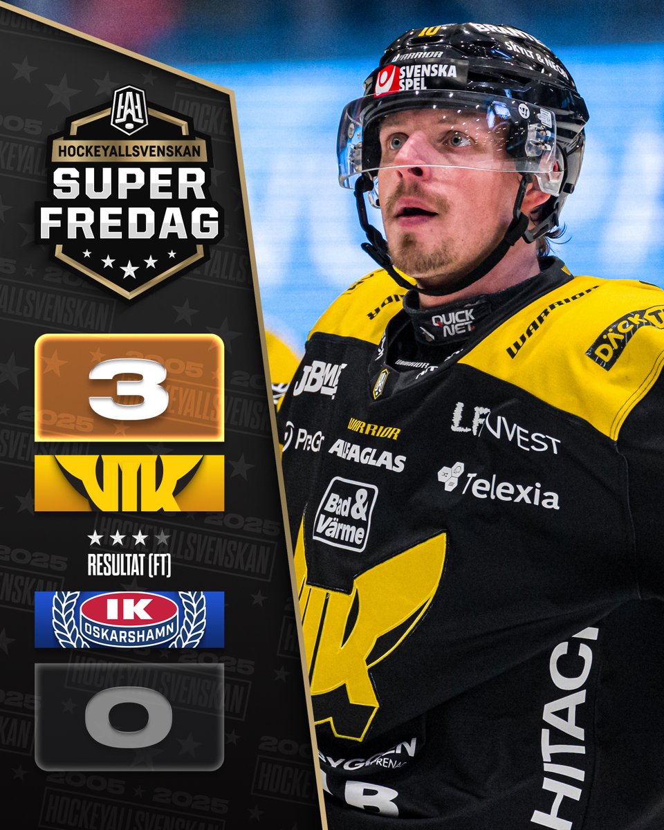 hockeyallsvensk's tweet photo. Västerås nollar Oskarshamn på hemmais 💪 https://t.co/AgSa82xClh
