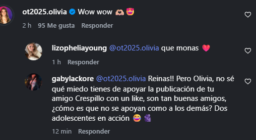 viosilky's tweet photo. están para internarse todas que verguenza #OliviaBay19D #OTDirecto19D https://t.co/LsbmE4Xbml