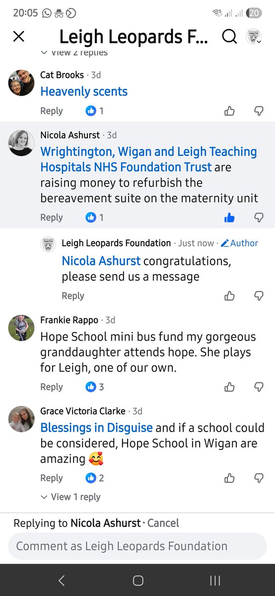 Leigh Leopards Foundation tweet media