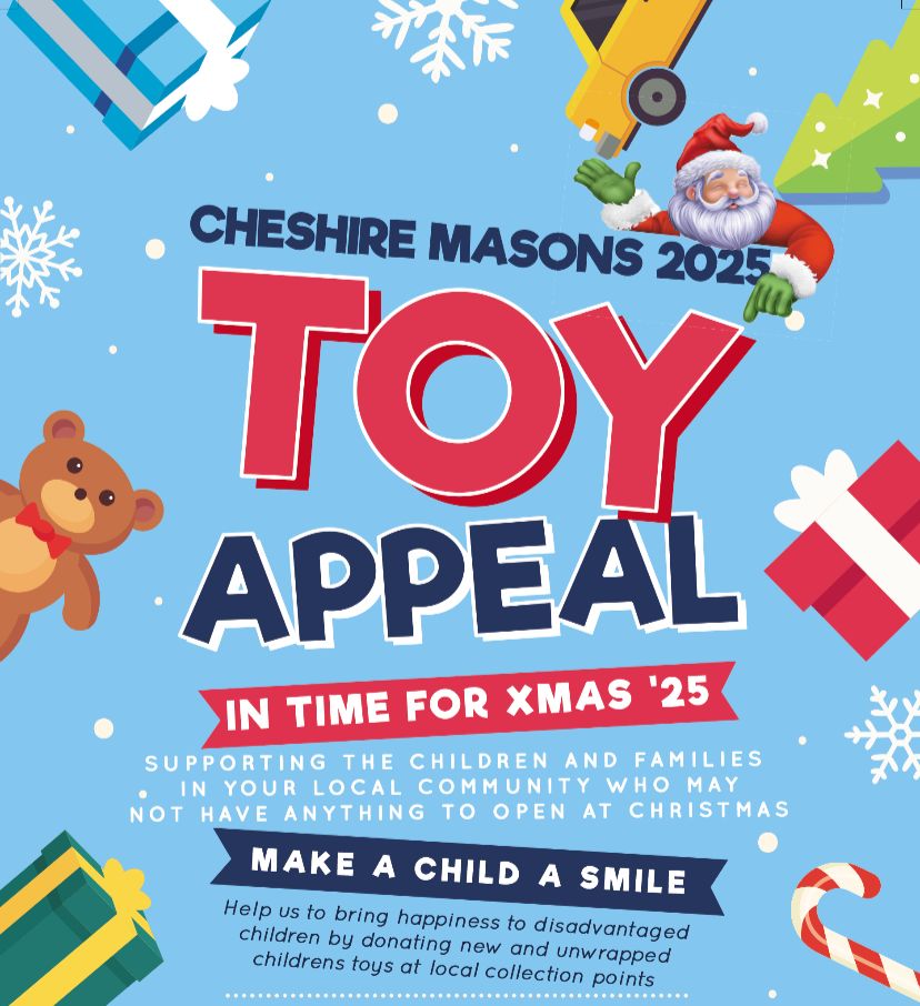 🎁 Cheshire Freemasons in action this Christmas.
123 gifts donated to Gingerbread, plus £180 in vouchers, and £500 in gift vouchers delivered to SPACE Chester to support local families in need.
#Freemasons #CheshireFreemasons