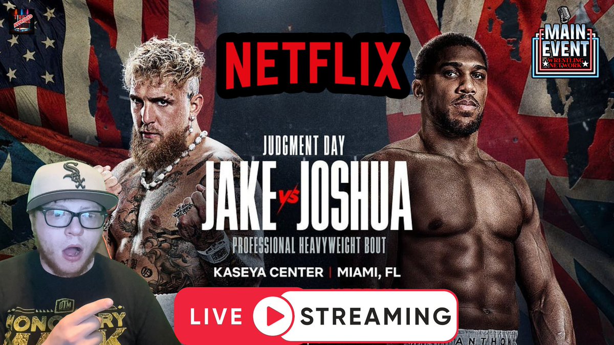 ‼️ DOUBLEHEADER Friday  ‼️

It’s our regular schedule programming come and hang out as we watch #Smackdown 

10 minutes after SmackDown ends, let’s watch the Jake Paul fight

youtube.com/live/co33RWlPU…

youtube.com/live/pEe-2FnMo…

 #WWENXT   #WWE  #fyp #reels  #Smackdown   #CMPunk