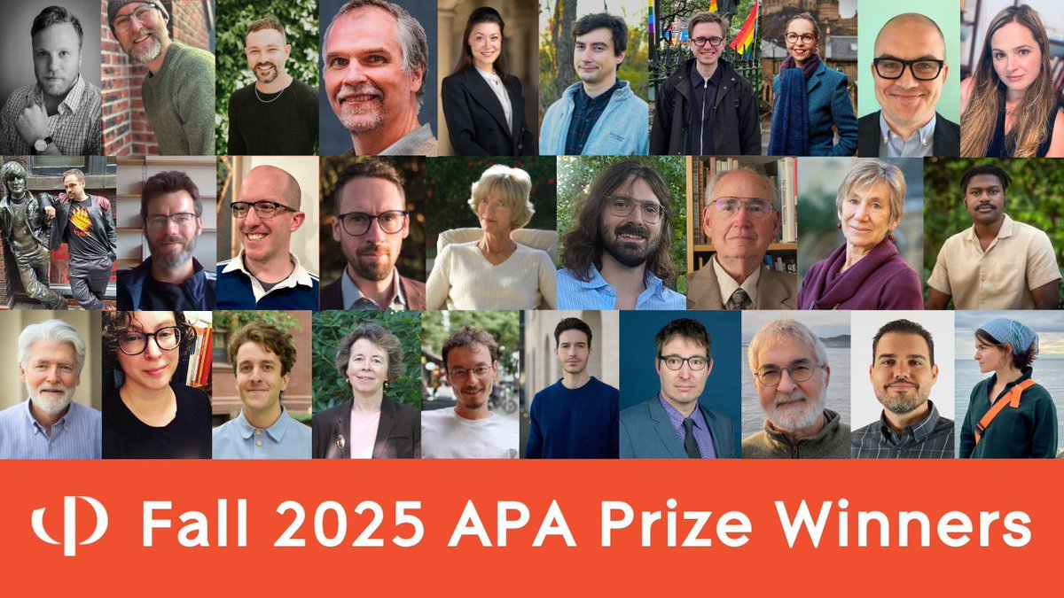 apaphilosophy's tweet image. Today we are pleased to announce the winners of 22 APA prizes. Congratulations to all! apaonline.org/news/716975/AP…