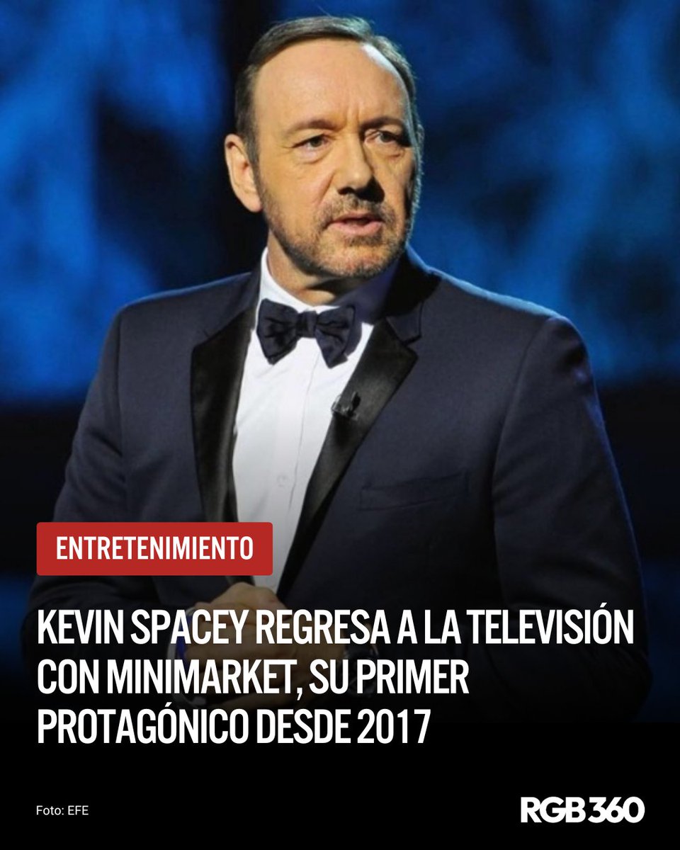 RGB360mx's tweet image. Kevin Spacey protagoniza #Minimarket, su regreso a la #televisión tras ocho años de ausencia.

La serie italiana constará de 10 episiodios y se estrena el 26 de diciembre; presentará al actor como mentor de un joven que busca cambiar su destino. 

Lee más: rgb360.com.mx/kevin-spacey-r…