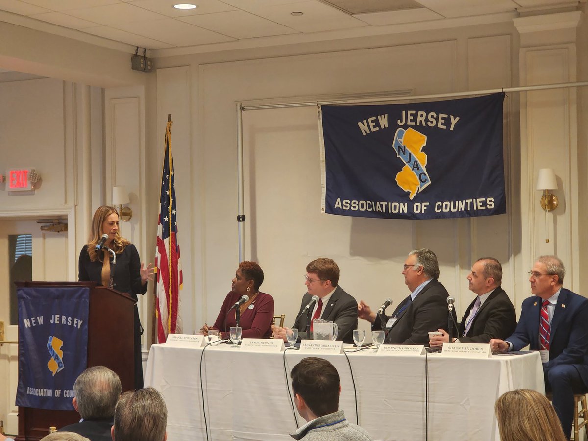 Our NJAC Annual Summit brought together county leaders from every corner of New Jersey, beginning with keynote remarks from Governor-elect Mikie Sherrill. I’m honored to have been elected to serve as the President of NJAC next year and proud to serve with this talented,