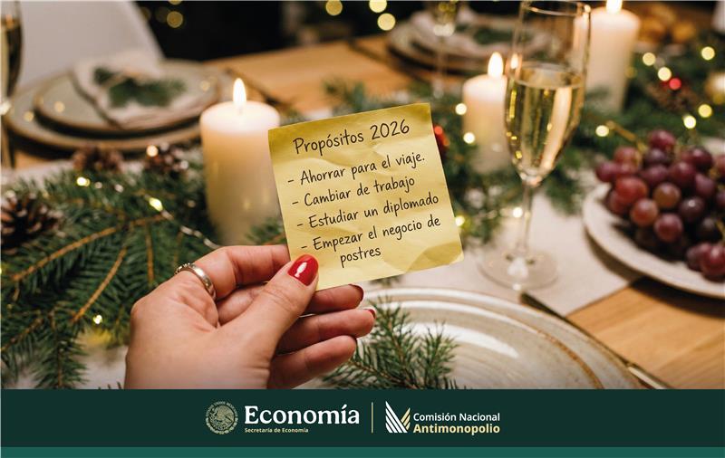 Mientras piensas en tus propósitos de año nuevo, nosotros reforzamos el nuestro: que la competencia funcione. Cuando hay condiciones parejas, surgen nuevas ideas y proyectos. En <a href="/AntimonopolioMX/">Comisión Nacional Antimonopolio</a> trabajamos para que el éxito dependa del talento.
¿Qué proyecto te gustaría lanzar?