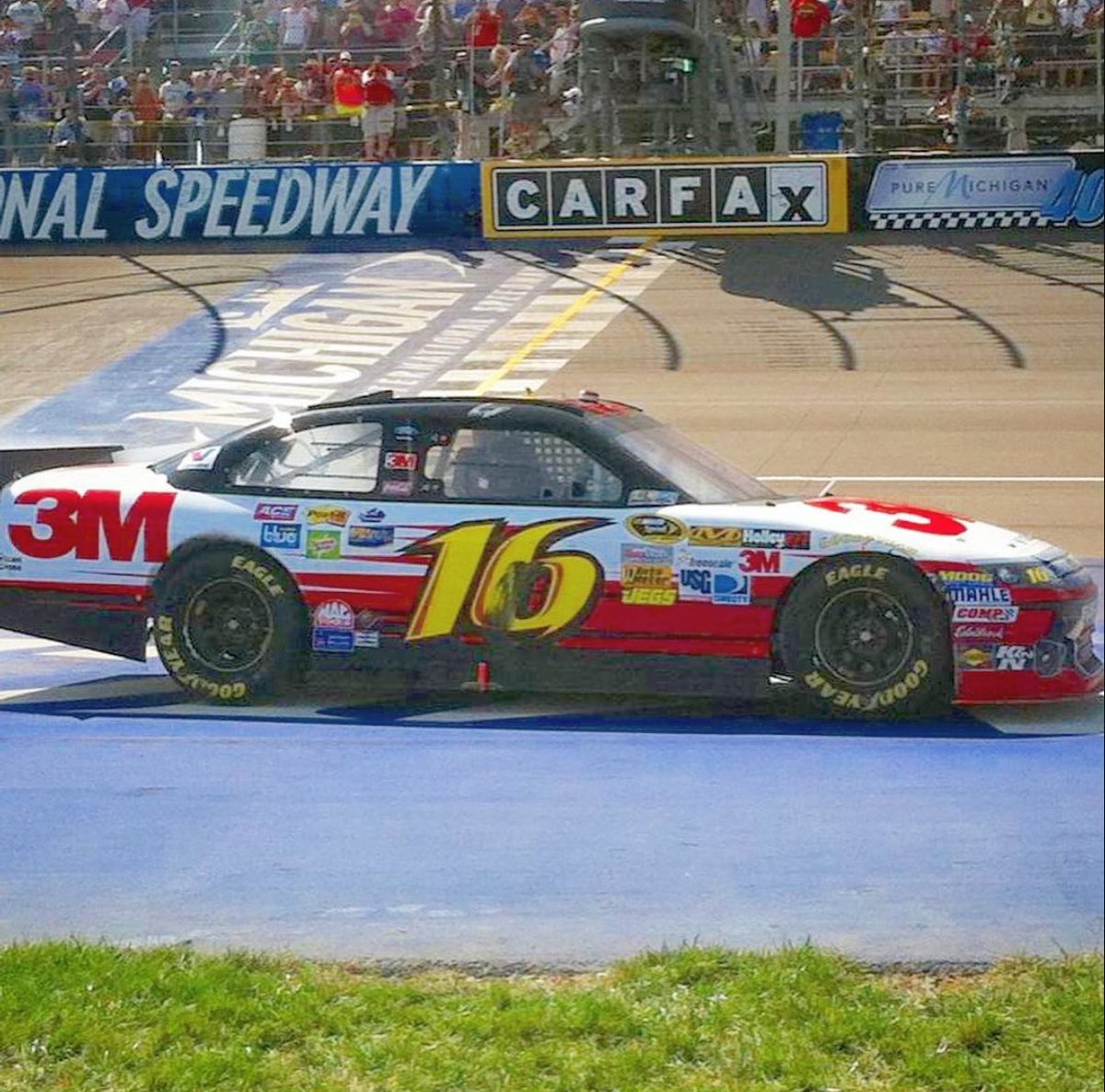 Quick story about Greg Biffle:

When he won in 2013 at <a href="/MISpeedway/">Michigan International Speedway</a> I was with a group of people to get our picture taken with him in Victory Lane.

I didn’t want to be in the photo because I had a Jimmie Johnson shirt on.

Greg looks over &amp; says to me: “Get in the picture! I