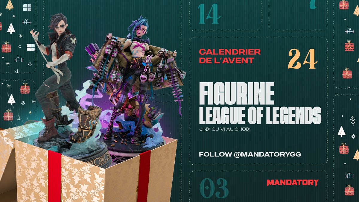 MandatoryGG's tweet image. Team Vi ou Team Jinx, choisis ton camp ! On te fait gagner une figurine Acarde LoL au choix !

Pour participer :
👥 Follow @MandatoryGG
🔁 RT

TAS le 02/01