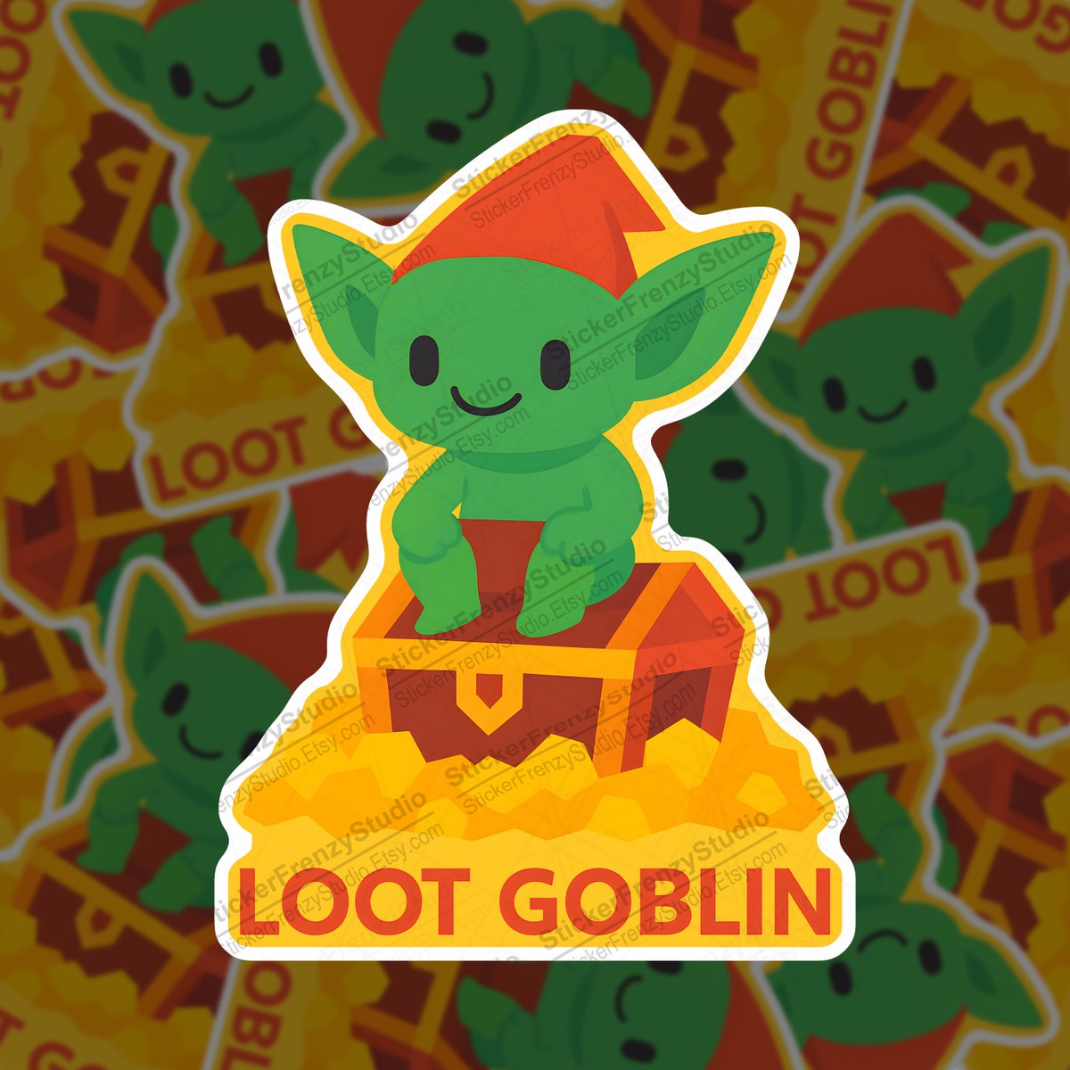 StickerFrenzyy's tweet image. ✨Just dropped!✨
Add some fantasy fun to your gear with this Loot Goblin Sticker — a cute treasure-loving goblin perfect for laptops, water bottles &amp;amp; more!
👉 etsy.me/3YIz0IZ
#LootGoblin #StickerDrop #FantasyArt #GamerLife #VinylStickers