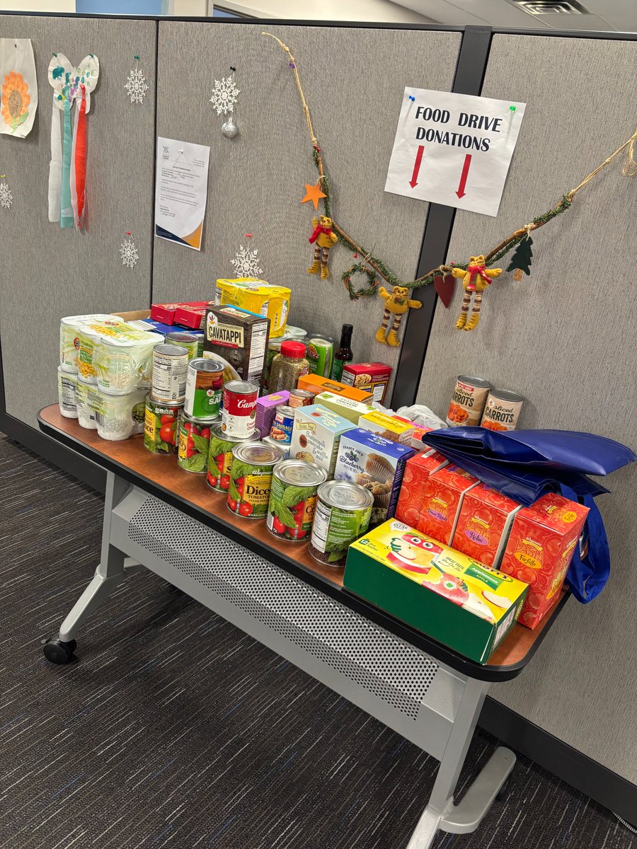As part of our holiday giving, our Dillsburg office collected gifts and food items for New Hope Ministries. Our Wayne office also collected food benefitting local organizations for two drop offs, one in November and one this week, with the latest drop weighing in at 138 lbs.!