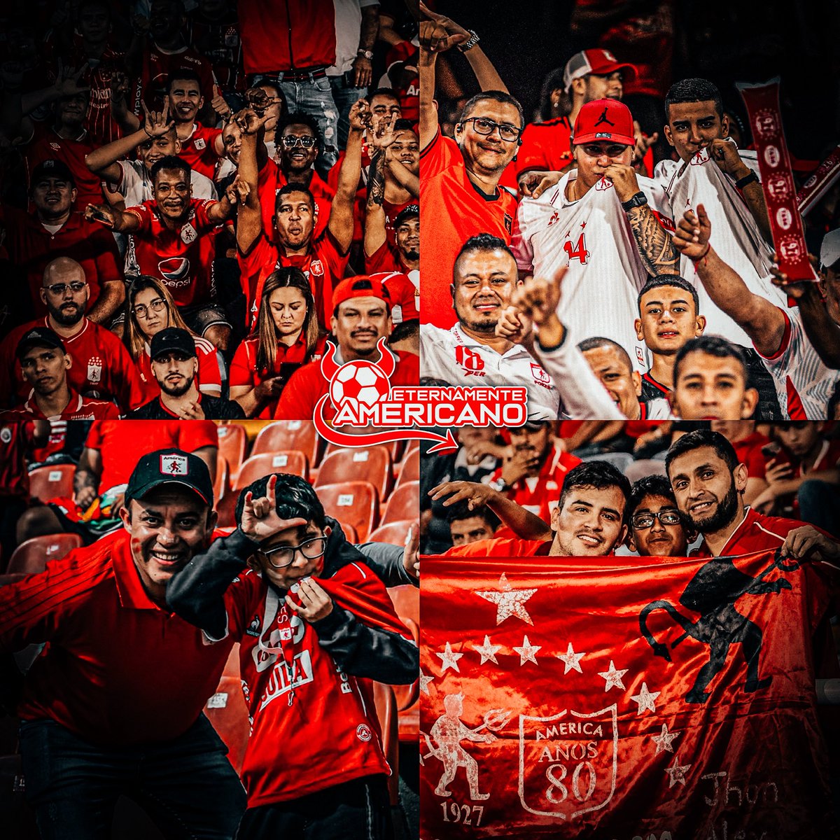 EAmeriicano's tweet photo. 🇦🇹 Feliz día para usted, hincha americano. El único que le duele lo que pasa con su equipo. El que ha estado en las malas y en las amargas. El que sin importar la situación o resultado, siempre estará ahí. El que culpan por los malos resultados. El masoquista.

Pronto esto va a mejorar. Pronto volveremos a la grandeza que caracteriza este club. Mientras tanto, a seguir con el aguante. ✊🏻