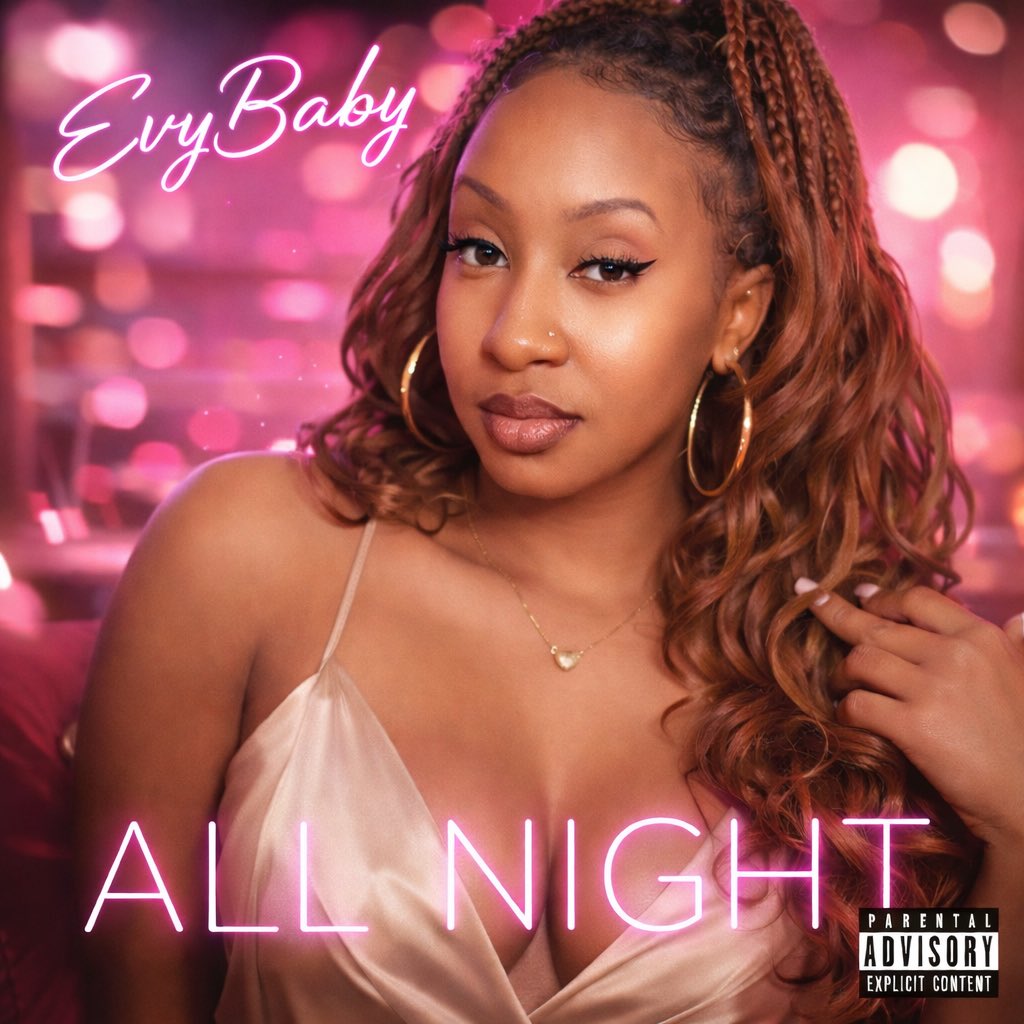 EvyBaby's tweet photo. Told ChatGPT to make me an R&amp;B album cover… I’m bout to drop me a mixtape fr 🤣 https://t.co/AswHSvvD3j