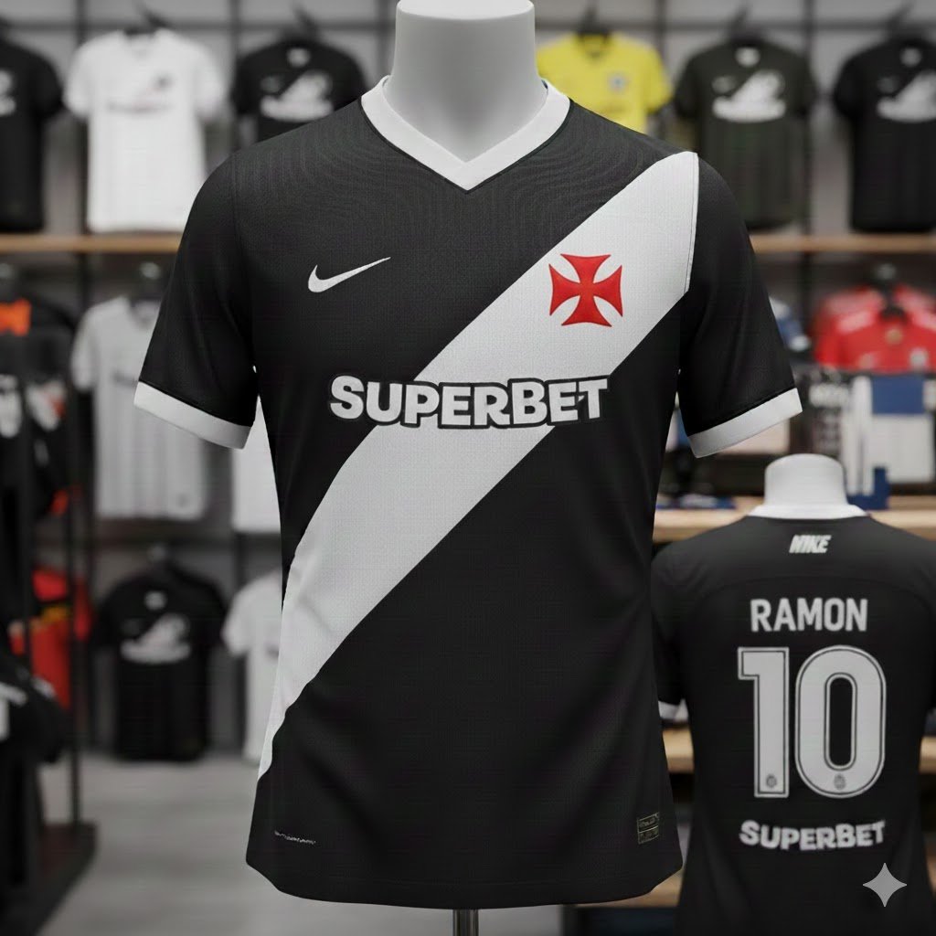 reymonspecter's tweet photo. Criei essa com inteligência artificial com o possível novo patrocínio master (SuperBet) e material esportivo (Nike).
#vasco #final #vasconike https://t.co/xRiVMDeom2