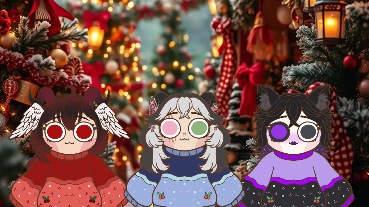 pndlebear's tweet image. Eye mamchin pwetty swettahs wiff @CynthiaCleric &amp;amp; @MagicCyberCat ❤️💙💜

🎨: @justjoTW