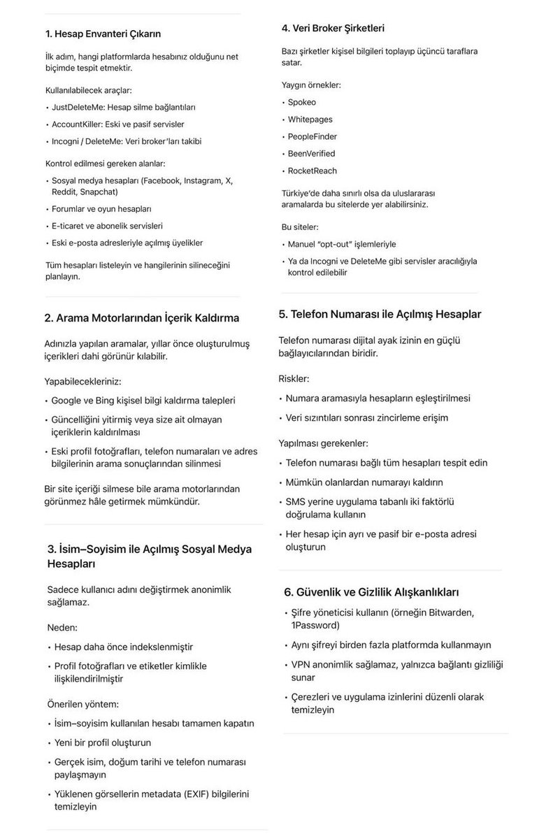 alitekintr's tweet image. Dijital ayak izi nasıl silinir? Kaydedin lazım olur.