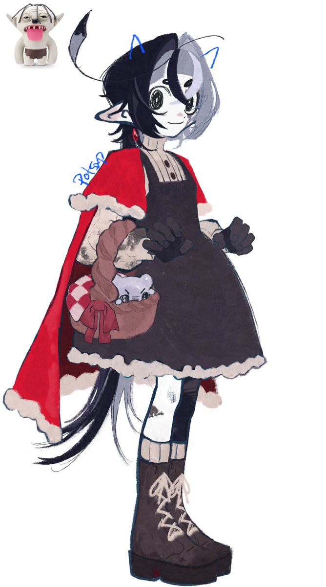 WIP OF MY NEW MODEL STILL WORKIN ON IT #Vtuber #art #illustration #ocart