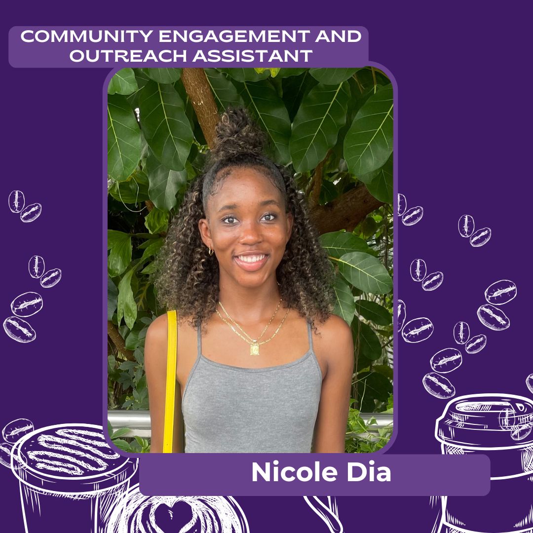 Welcome Nicole Dia, our new Community Engagement and Outreach Assistant!👏

Nicole is a fourth-year undergraduate student double majoring in Molecular &amp; Cellular Biology and Public Health on the pre-medicine track.